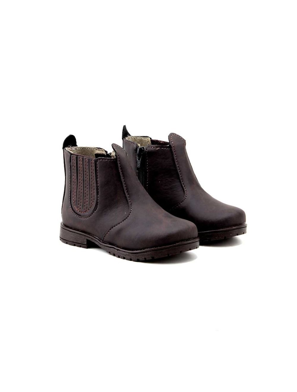 Bota Coturno Infantil Pinokio 21557 Café Marrom 3