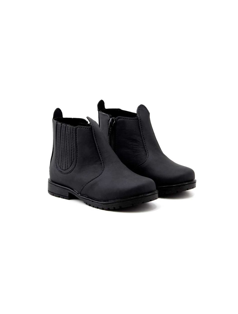 Bota Coturno Infantil Pinokio 21557 Preto Preto 3