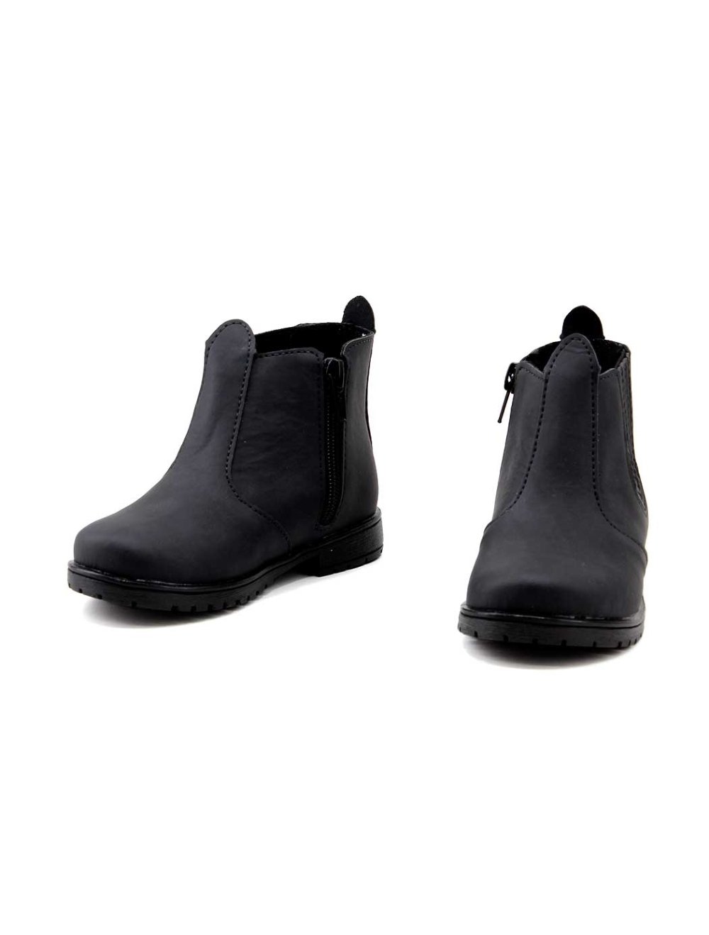 Bota Coturno Infantil Pinokio 21557 Preto Preto 4