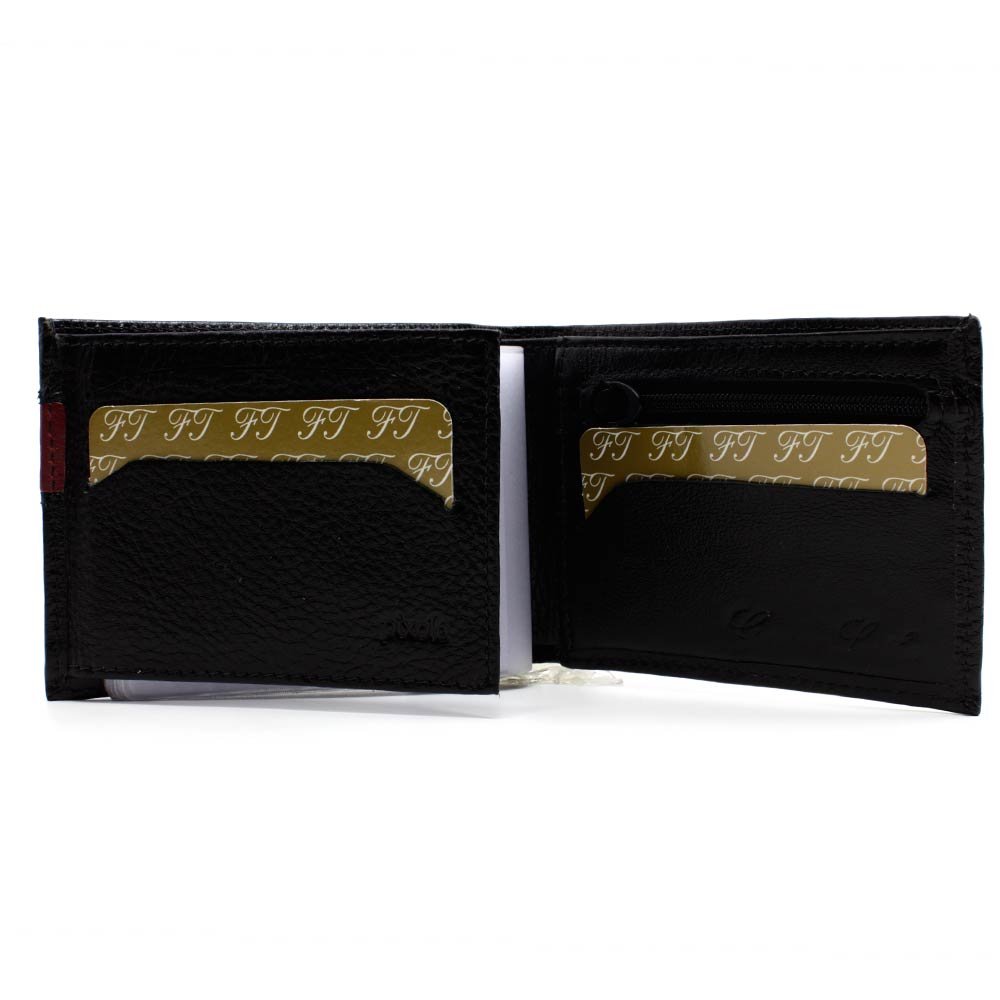 Carteira Masculina Fontanelli 302 Couro Preto Preto 6