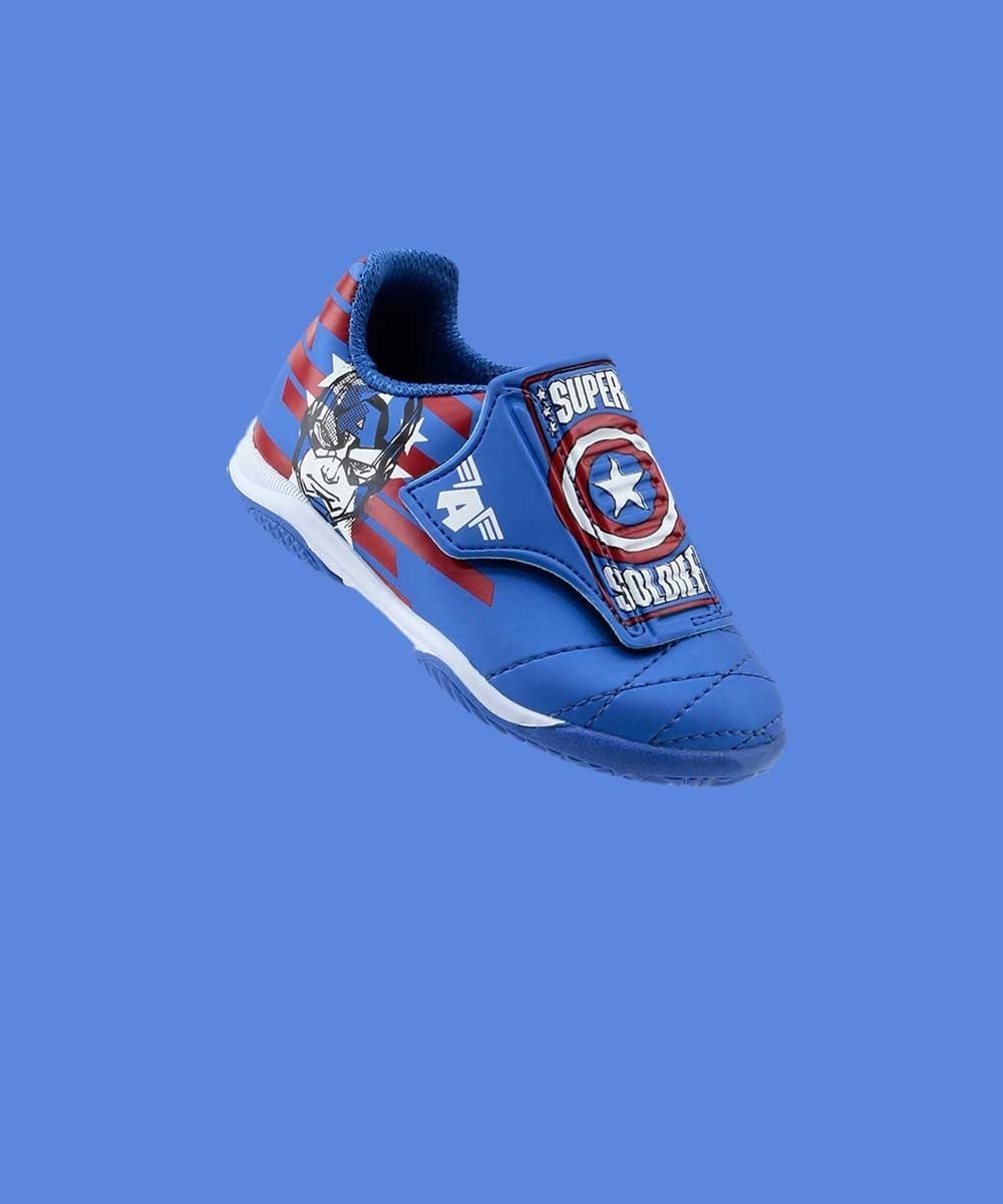 Chuteira Futsal Capitão América Dray 4111 Azul Azul 2