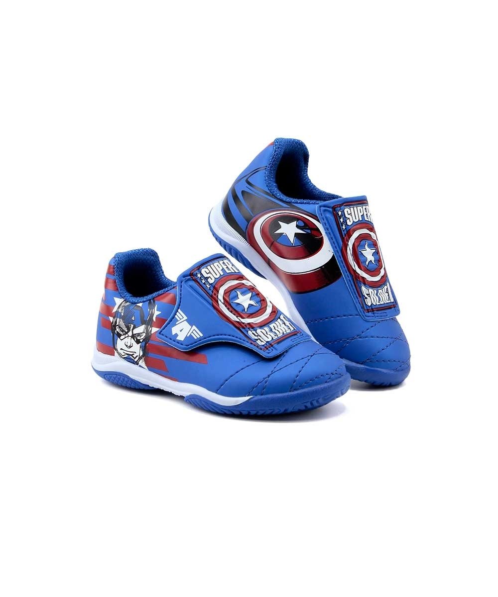 Chuteira Futsal Capitão América Dray 4111 Azul Azul 3