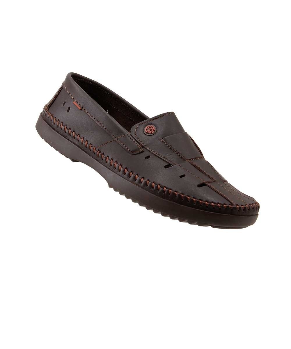 Mocassim Freeway Logan X2 Couro Cafe Marrom Escuro 2