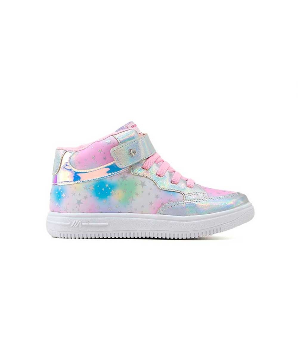 Tênis Infantil Ortopasso Force One 49530 28/32 Prata Prata 1