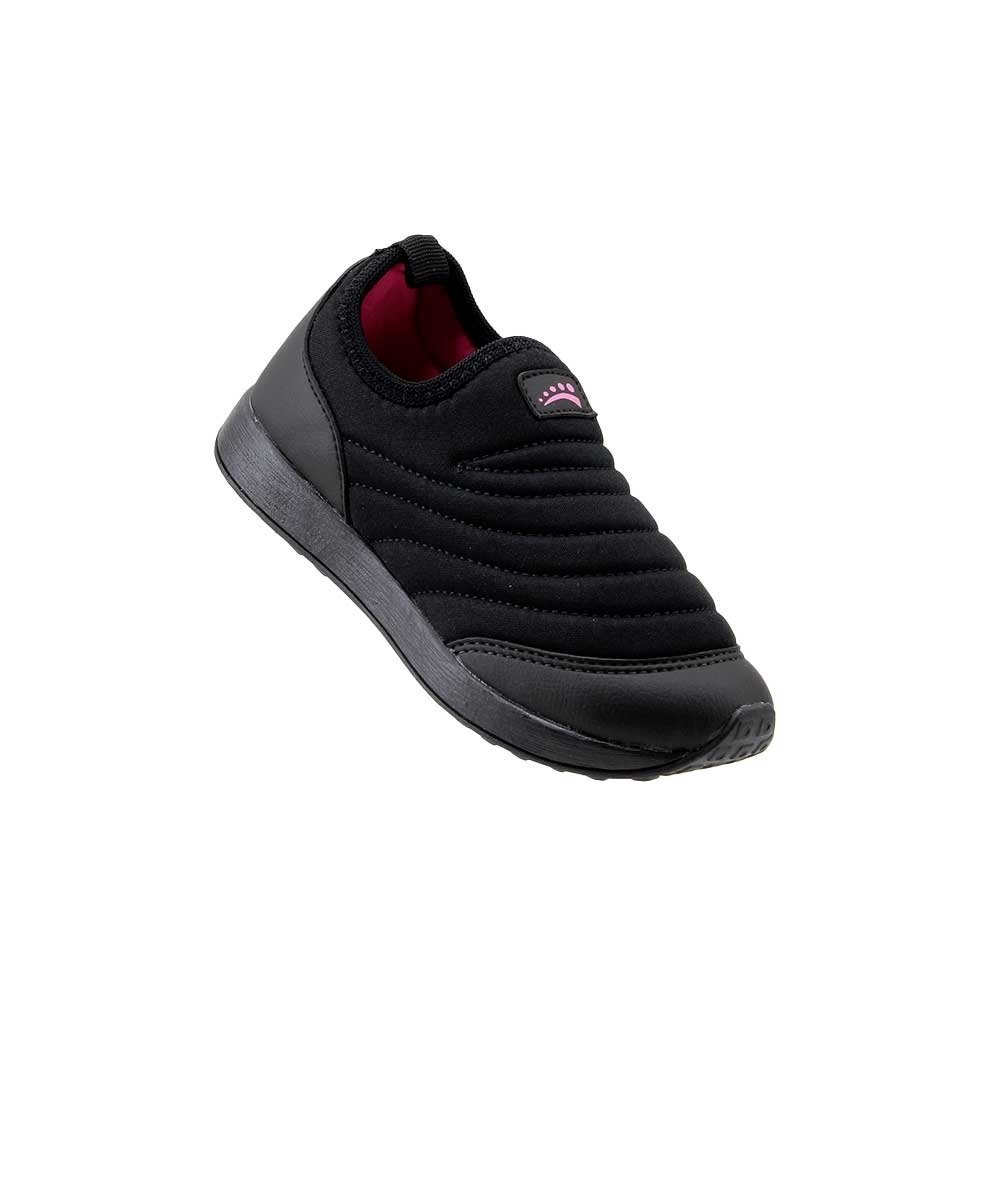 Tênis Infantil Ortopasso Jogging 77533 Preto/Pink Preto 2