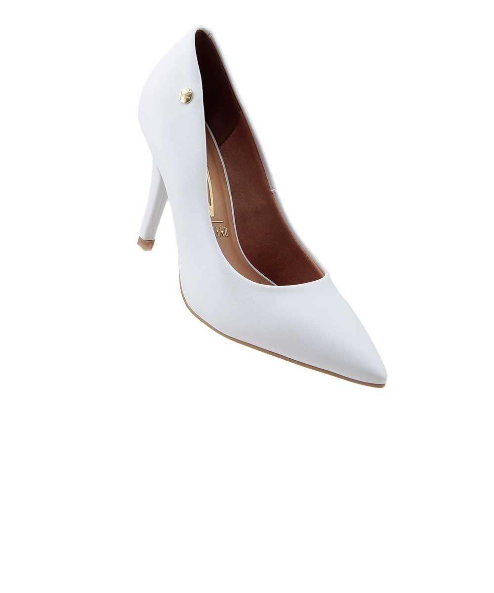 Sapato Scarpin Vizzano Salto Alto 1184-1101 Branco Branco 2