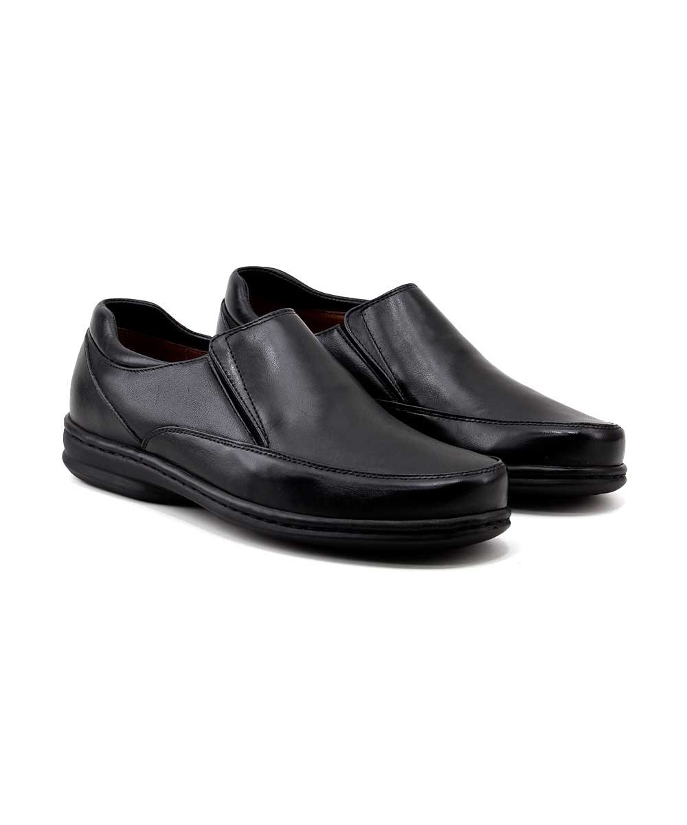 Sapato Masculino Opananken Diabetic's 38546 Couro Preto Preto 2