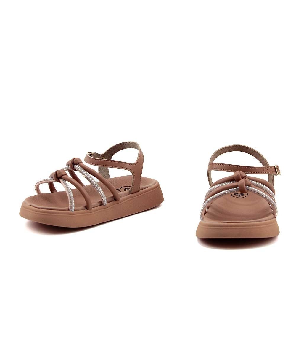 Sandália Infantil Molekinha Flatform 2358.106 Nude Marrom 4