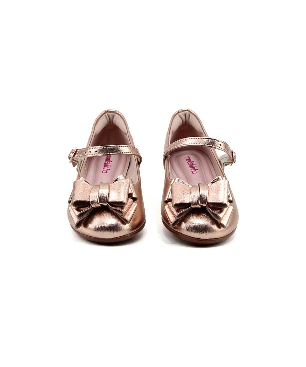 Sapatilha Infantil Molekinha 2083-1122 Bronze Bronze 7