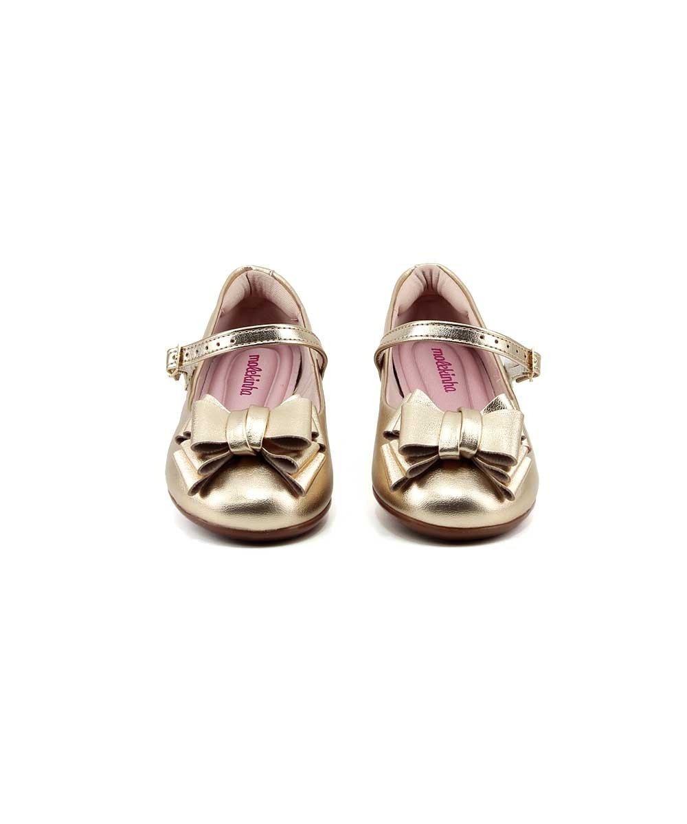 Sapatilha Infantil Molekinha 2083-1122 Dourado Dourado 4