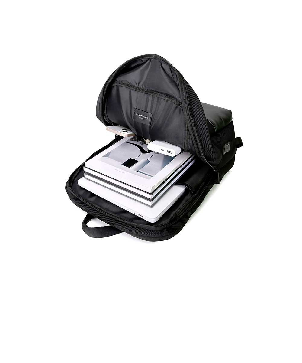 Mochila Democrata Masculina Smart Moc11902 Preto Preto 2