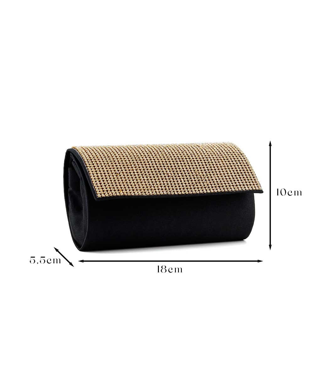 Bolsa de Festa Grifinori 020 Preto Preto 4