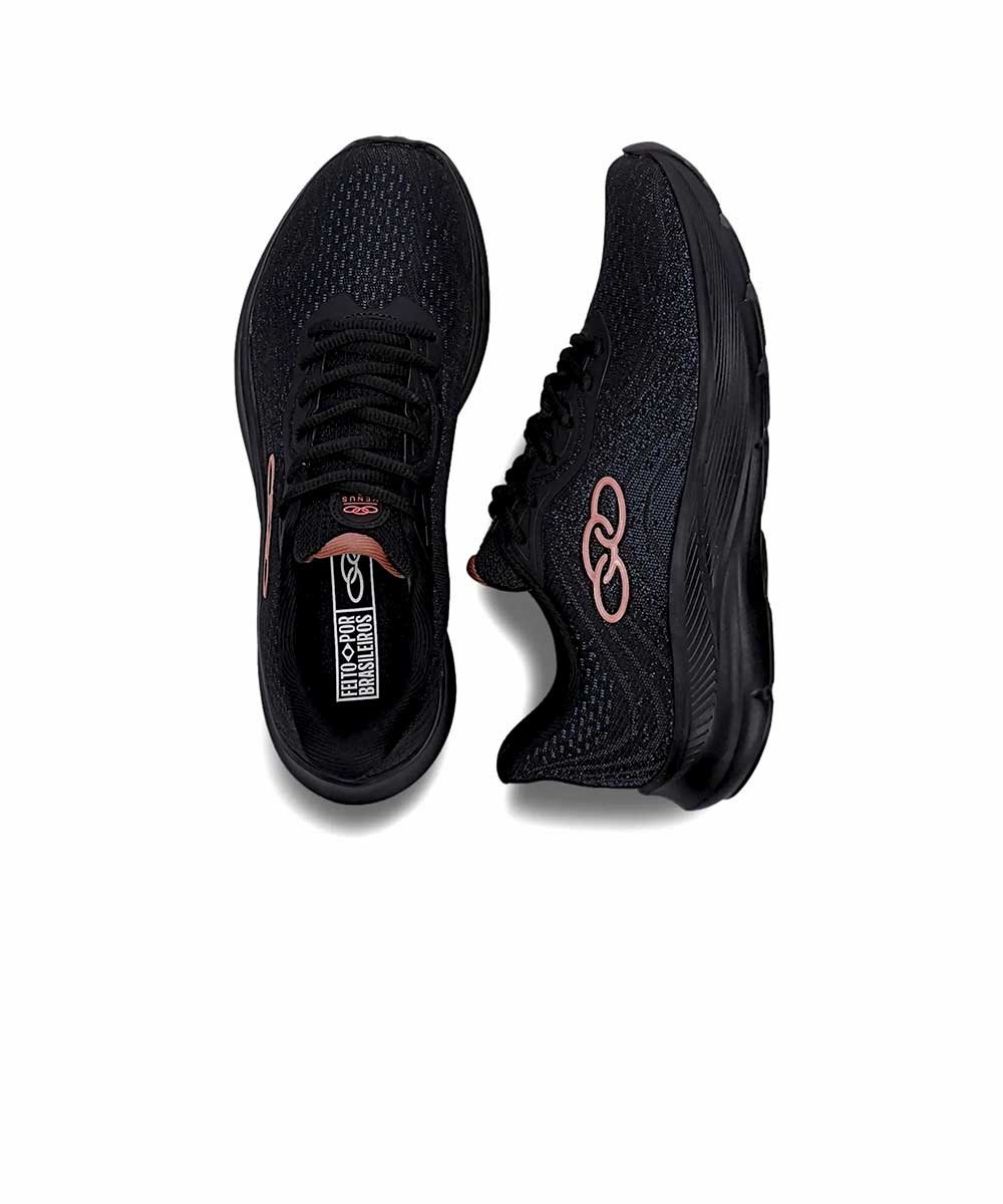 Tênis Feminino Olympikus Venus 3 Preto Preto 3