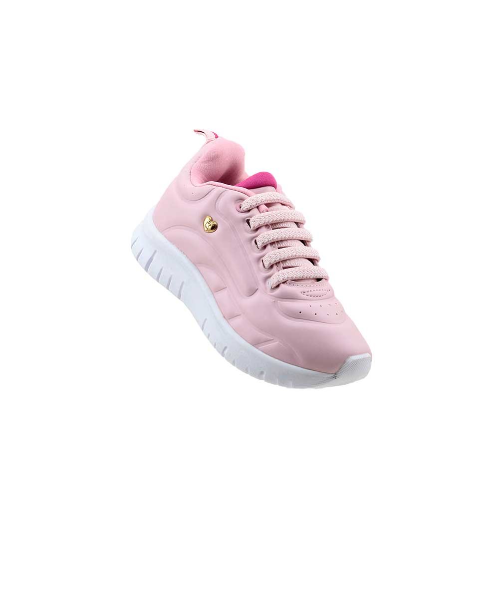Tênis Infantil Kidy Ultra Flex 4451002 Nude/Rosa Rosa 2
