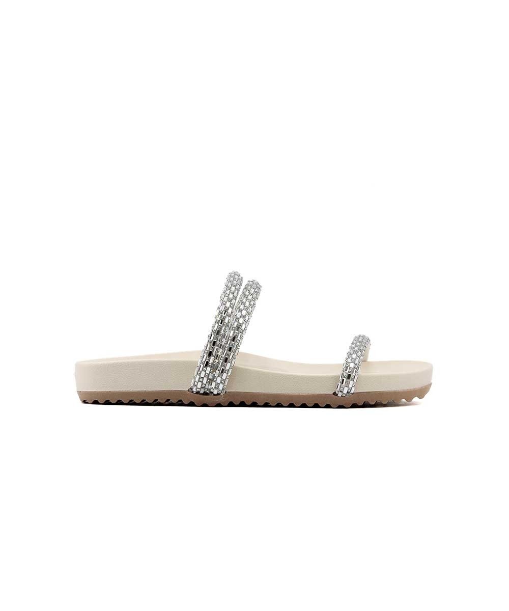 Tamanco Sandra Quiz Strass 61.1993.34 Off White