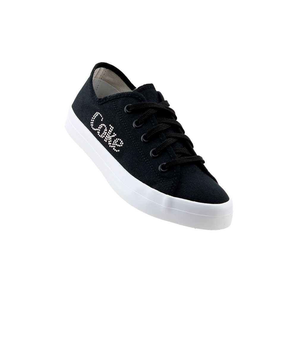 Tênis Feminino Coca Cola Shoes Cc2440 Preto/Branco Preto 2