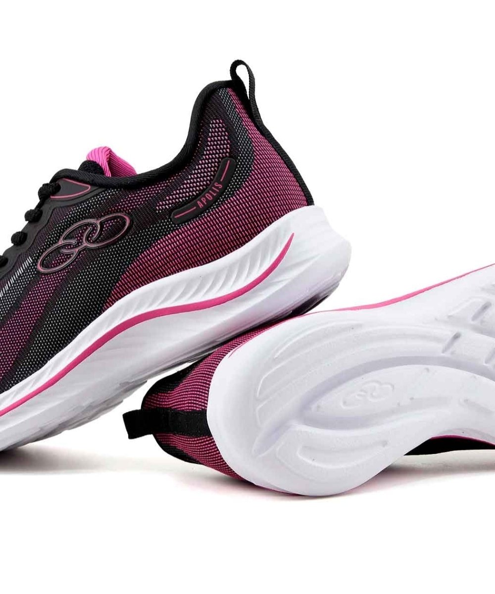 Tênis Olympikus Apolis Evasense Preto/Pink Preto/Rosa 4