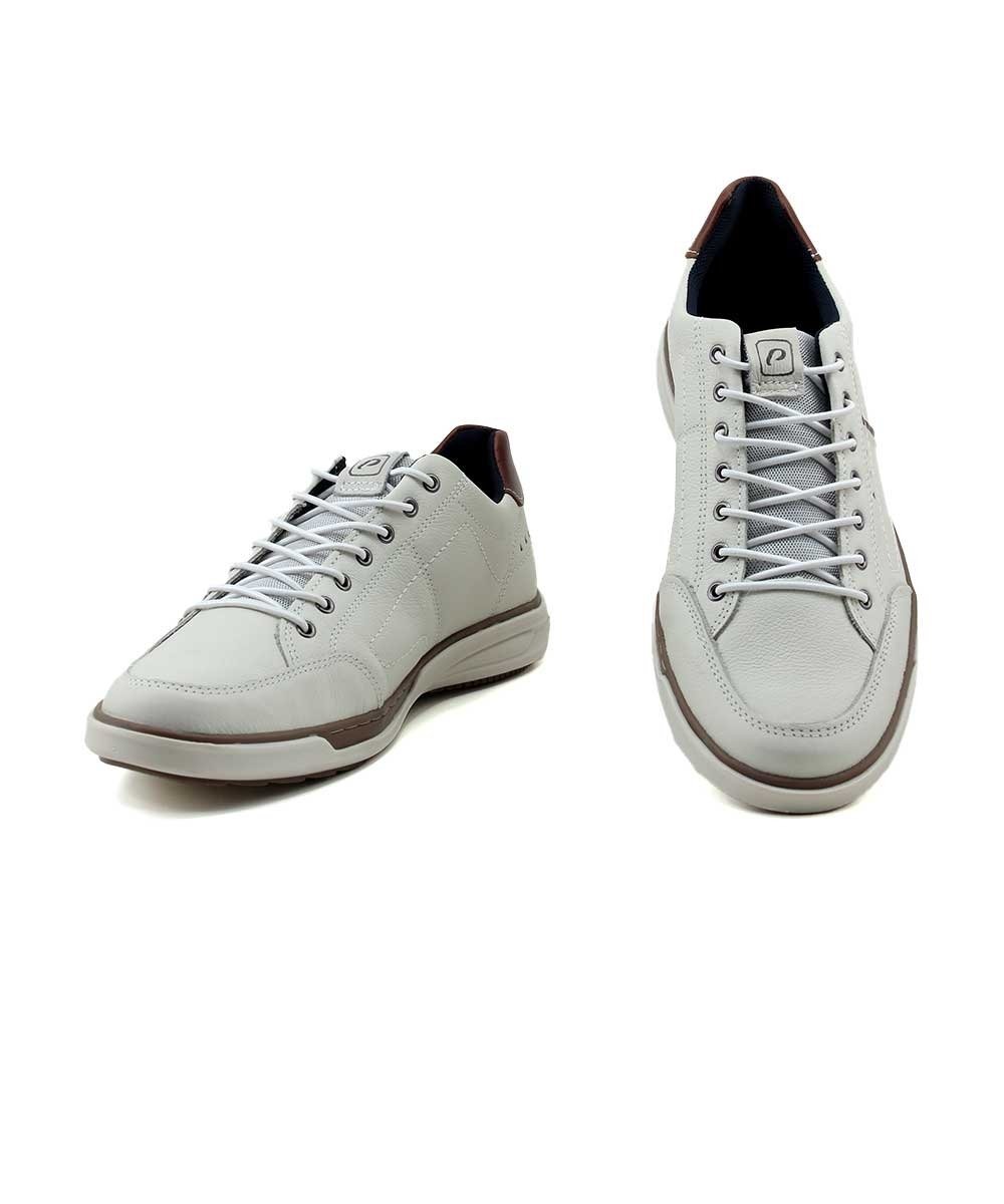 Sapatênis Pegada Amortech 111102 Couro Bege Bege 4