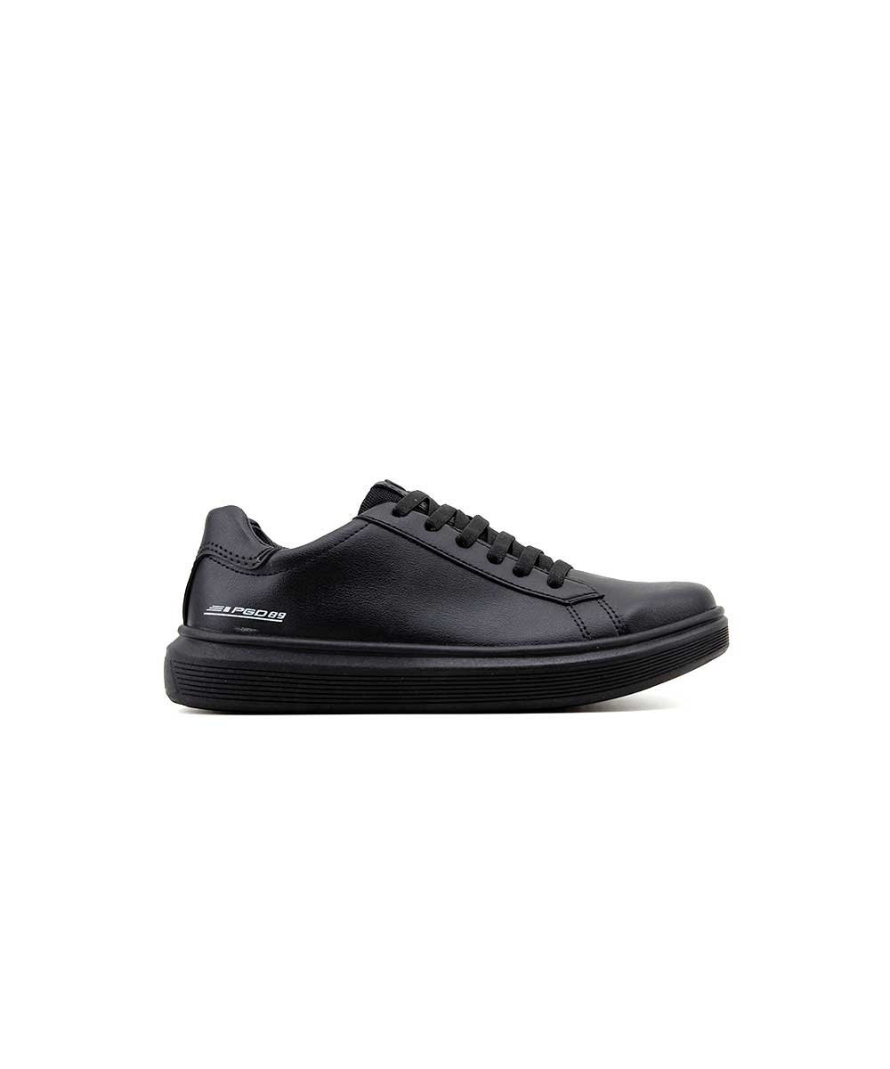 Tênis Casual Pegada Infantil Fibertech Ii Preto