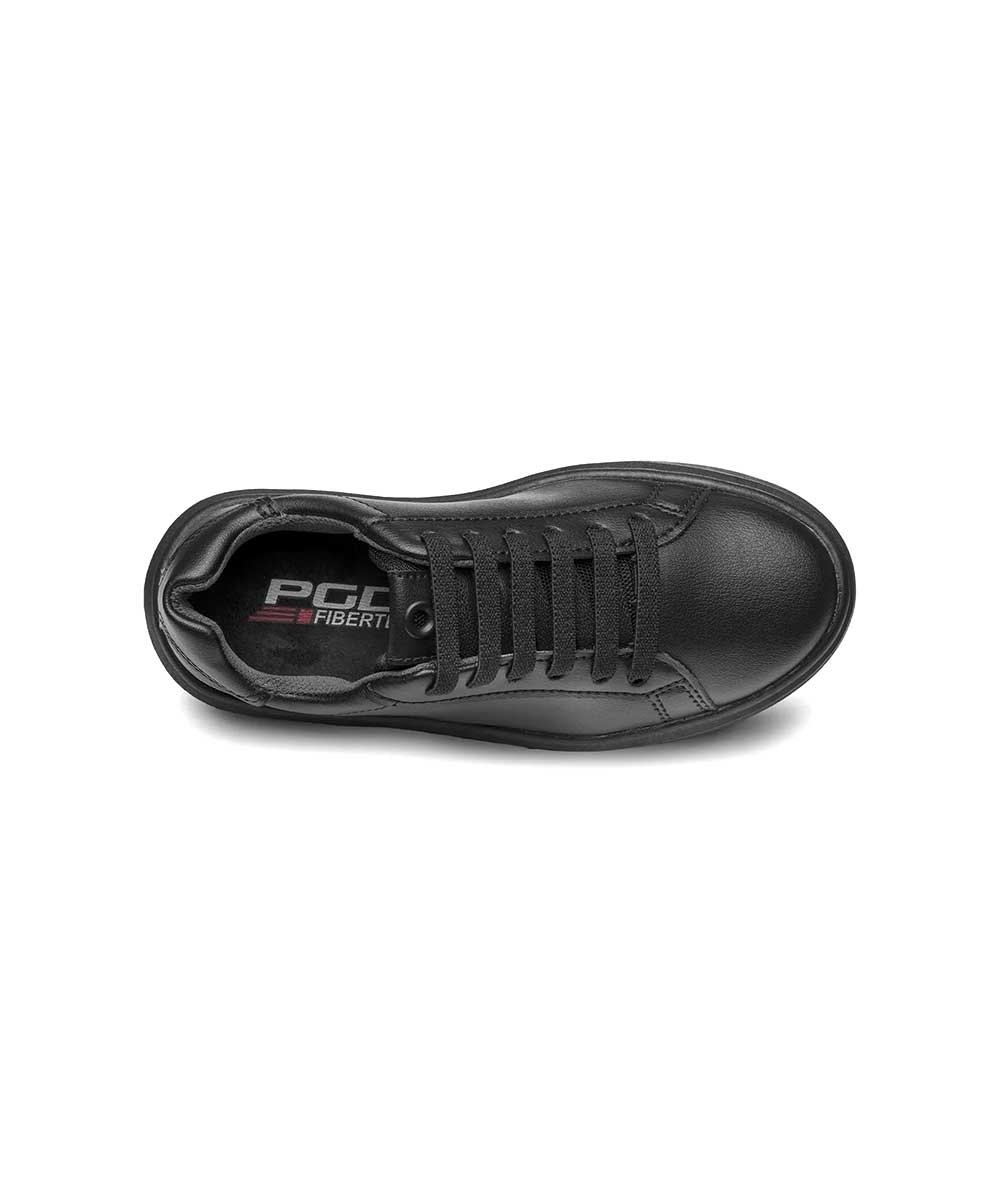 Tênis Casual Pegada Infantil Fibertech Ii Preto Preto 4