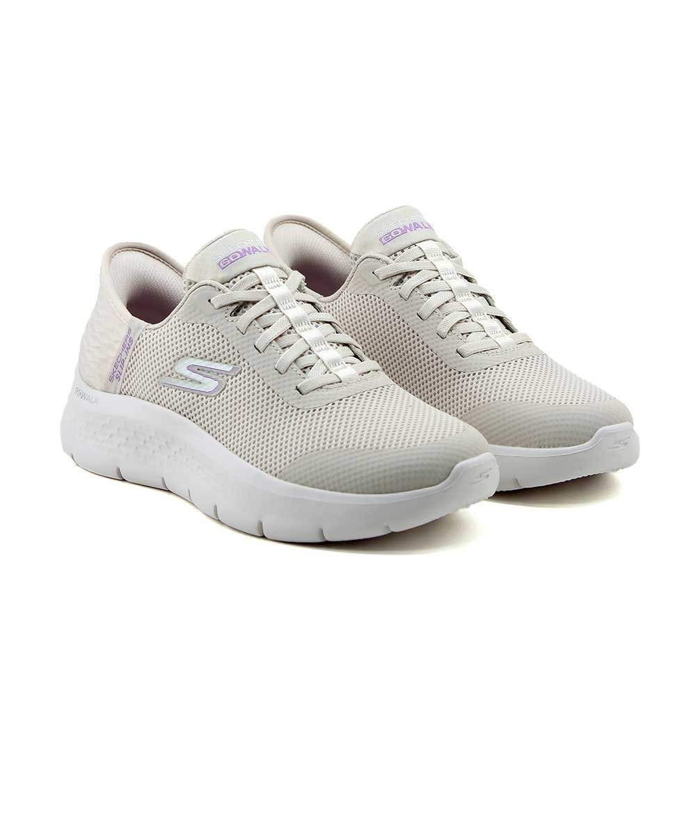 Tênis Feminino Skechers Go Walk Flex Slip-Ins Off White Branco 4
