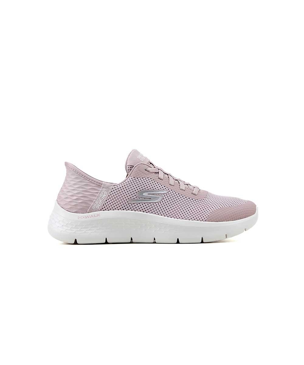 Tênis Feminino Skechers Go Walk Flex Slip-Ins Rosa Claro