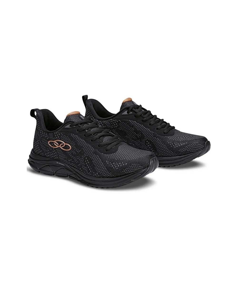 Tênis Feminino Olympikus Citrus 2 Preto/Bronze Preto 2