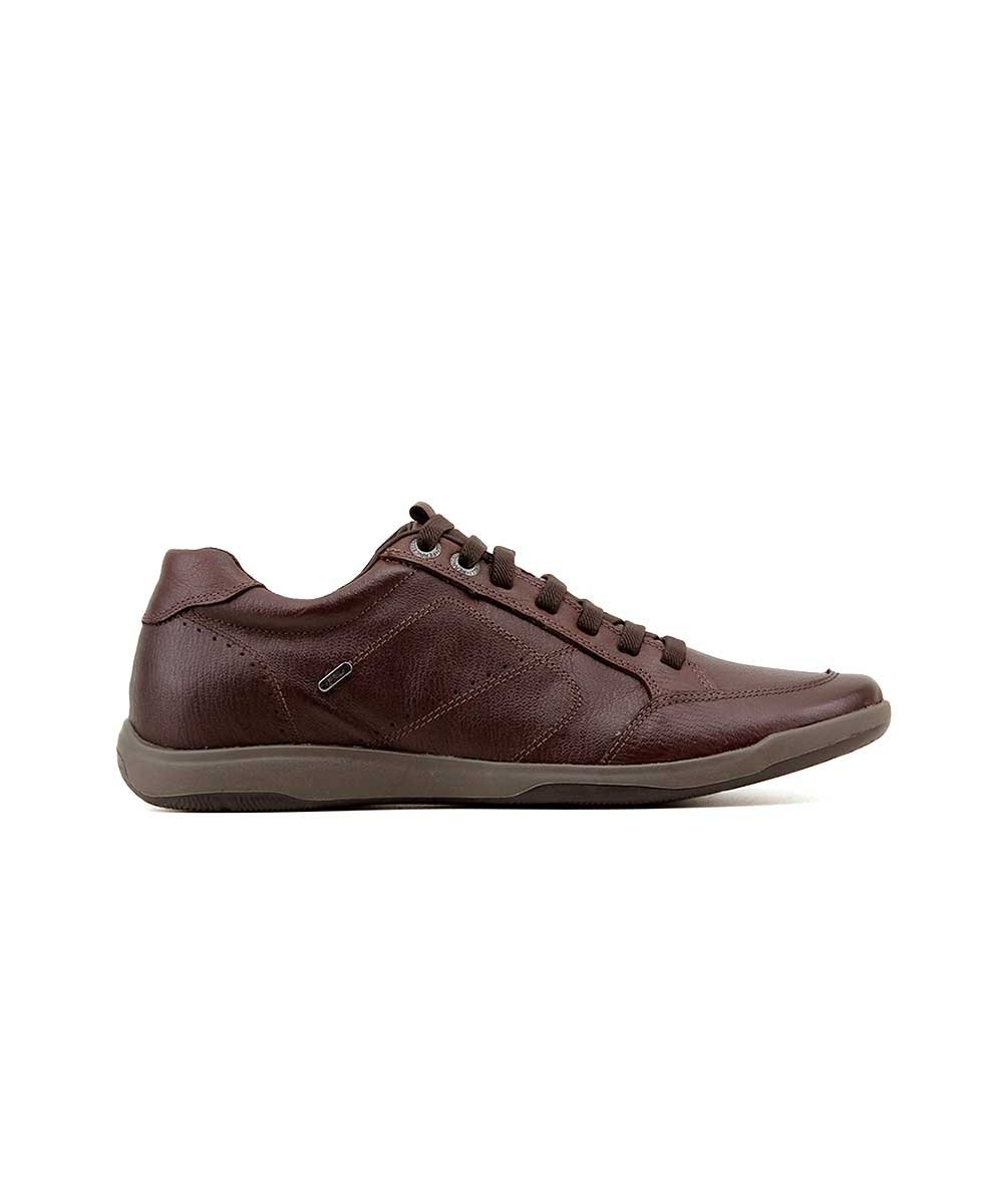 Tênis Masculino Ferricelli Casual Sportage Couro Chocolate