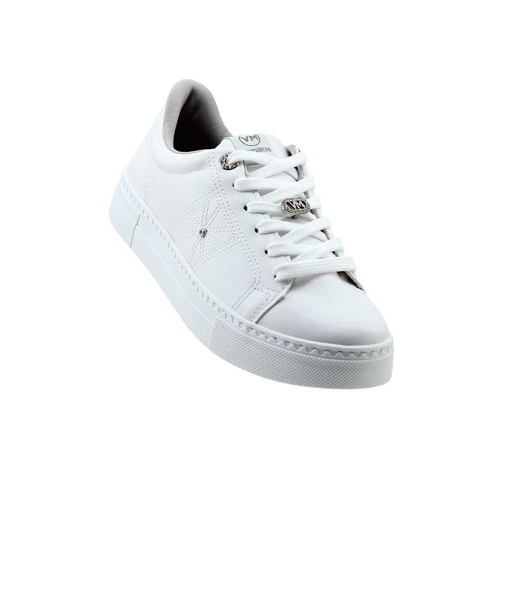 Tênis Feminino Via Marte Casual Branco Branco 2