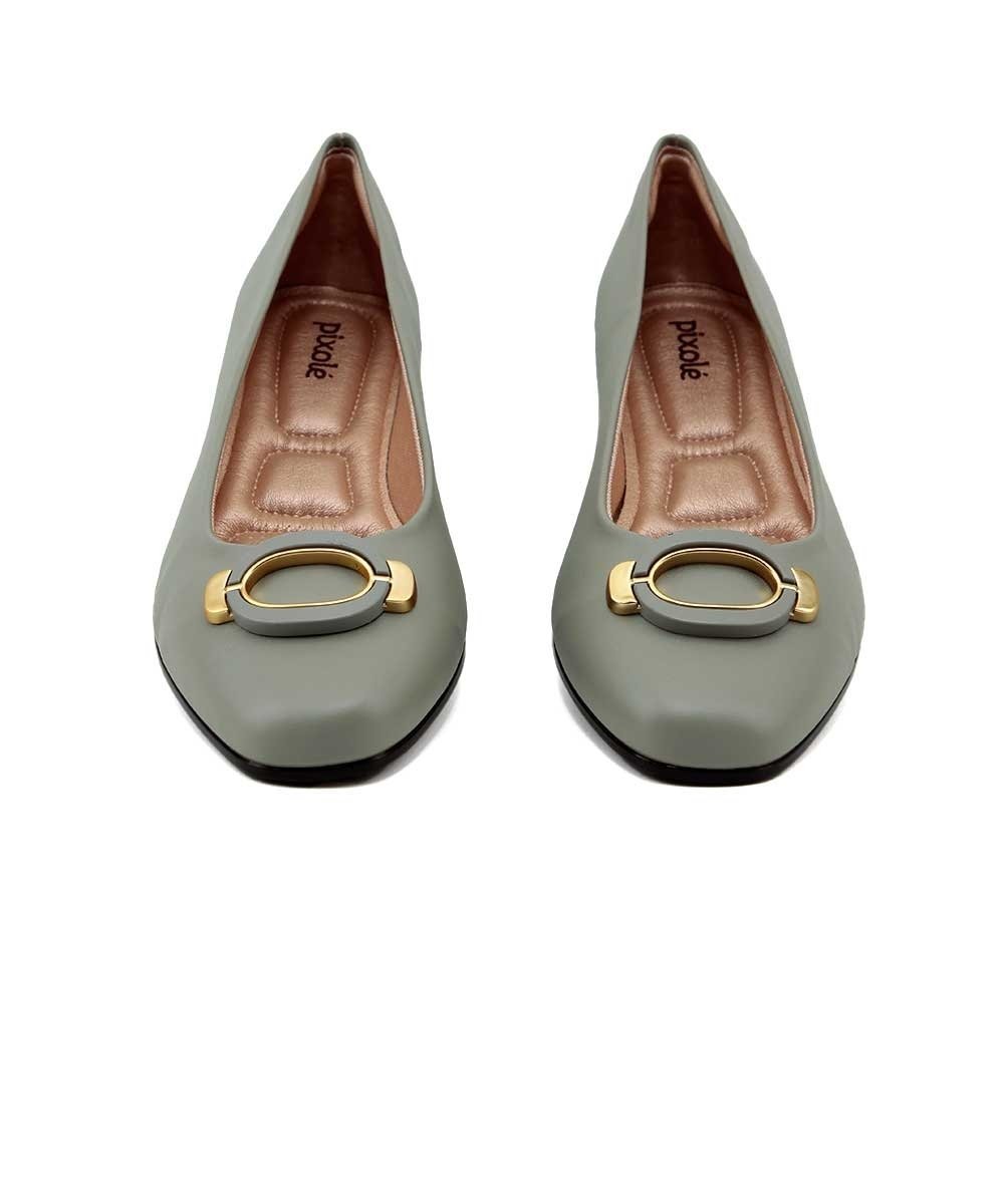 Sapatilha Feminina Light Gel Bico Redondo Verde Verde 4