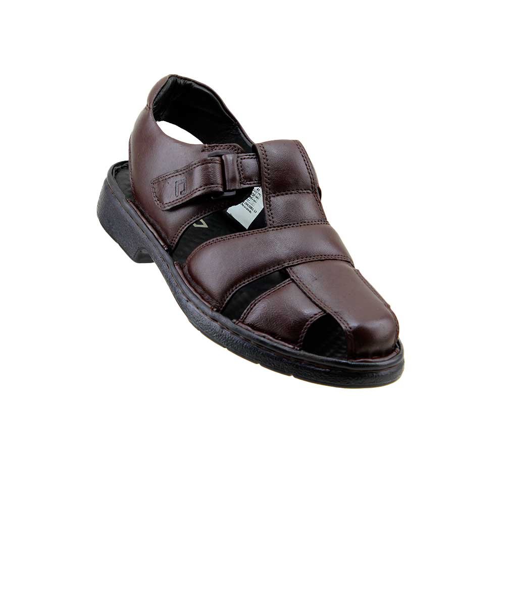Sandália Masculina Pipper Couro Capuccino Marrom 2
