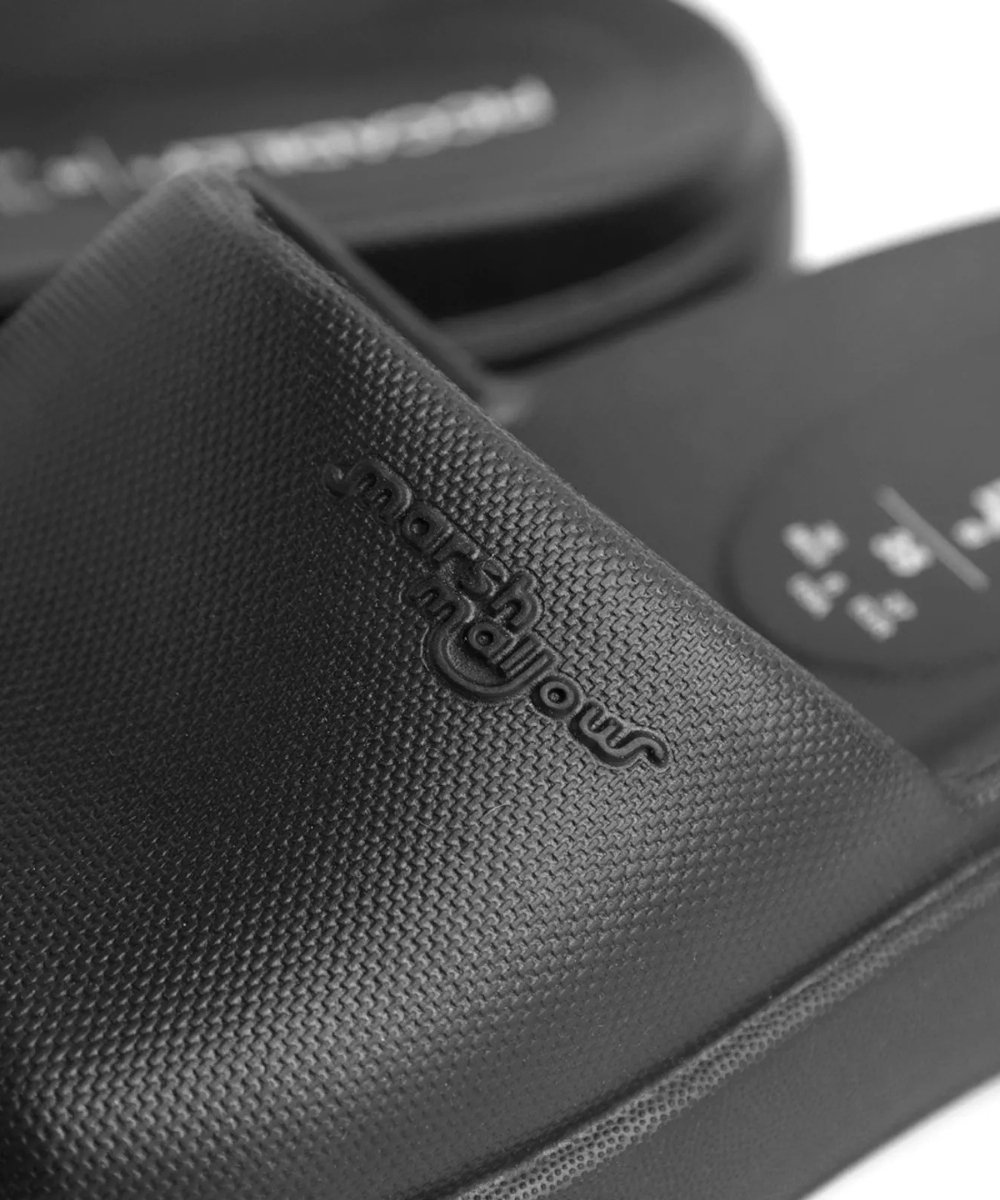 Chinelo Slide Feminino Piccadilly Marshmallow Preto Preto 12