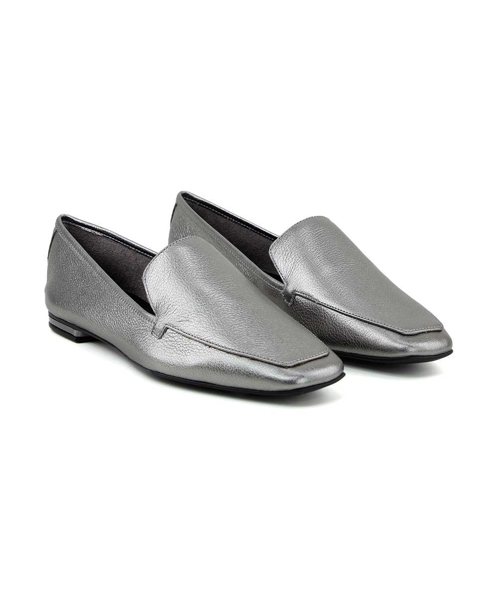 Mocassim Loafer Loucos E Santos Grafite Prata 3