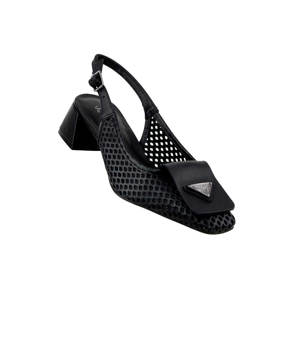 Sapato Slingback Giulia Domna Atanado Preto Preto 5