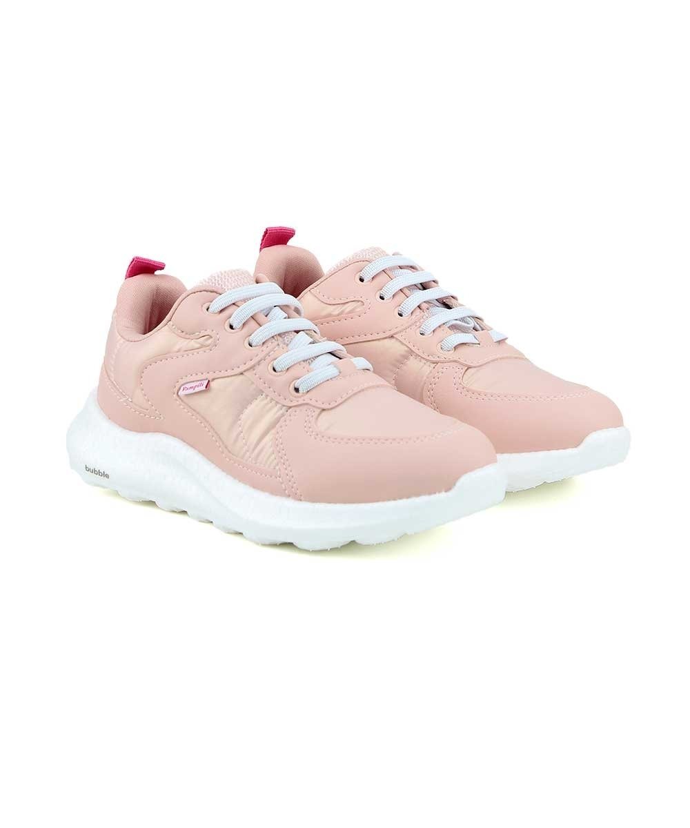 Tênis Infantil Pampili Bubble Comfy Elástico Rosa Rosa 3