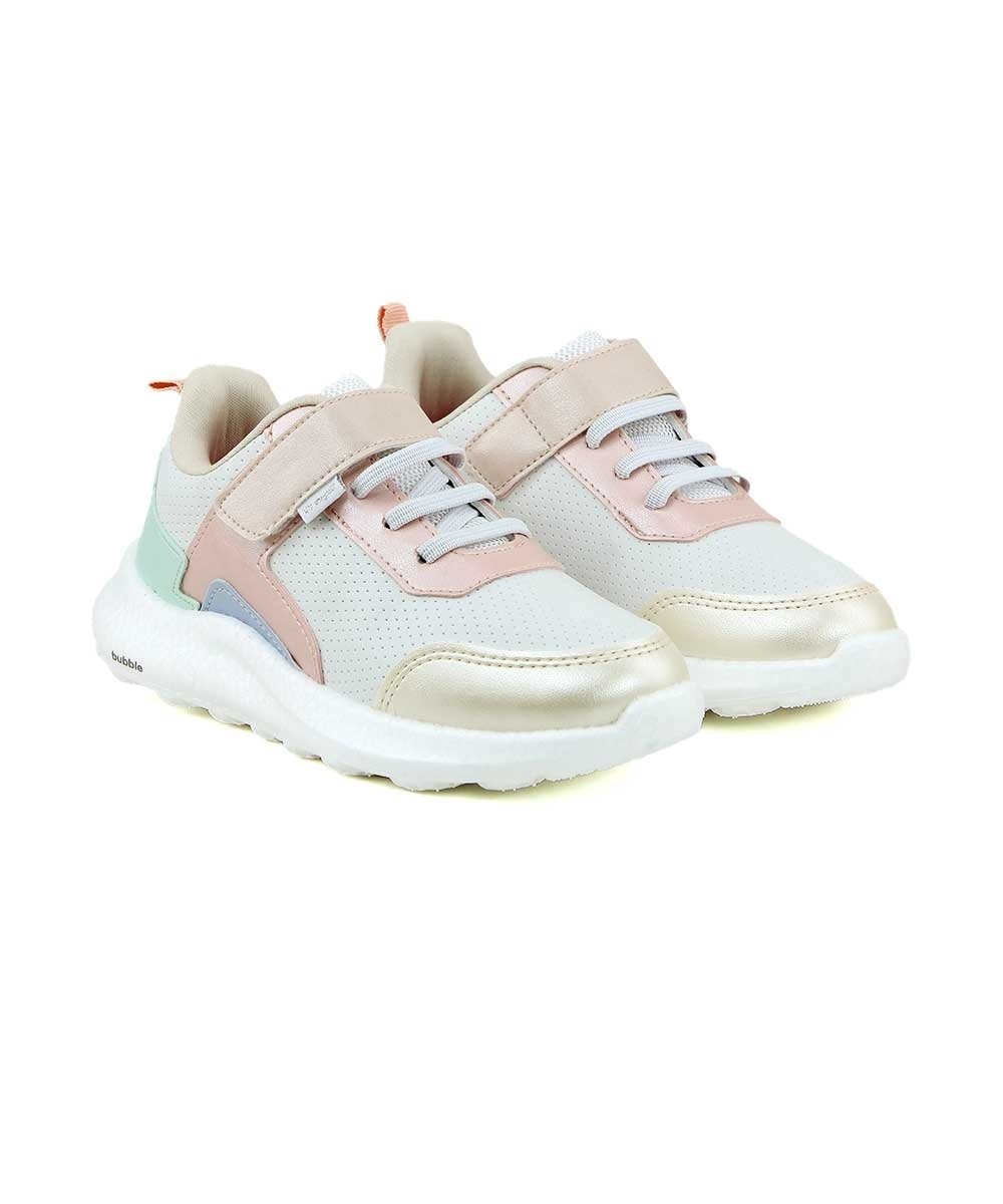 Tênis Infantil Pampili Bubble Anatômico Branco Azul 3