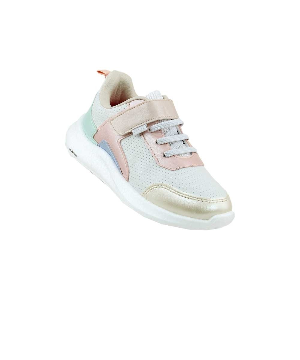 Tênis Infantil Pampili Bubble Anatômico Branco Azul 2
