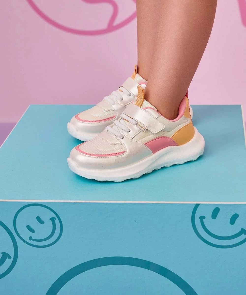 Tênis Infantil Pampili Bubble Multicolor Prata 5