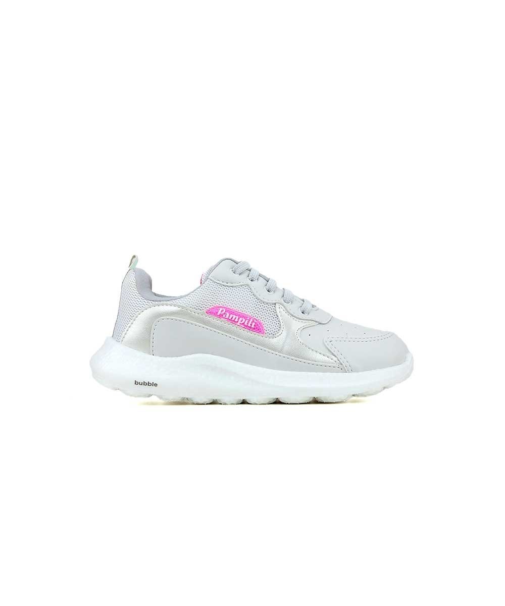 Tênis Infantil Pampili Bubble Telado Branco