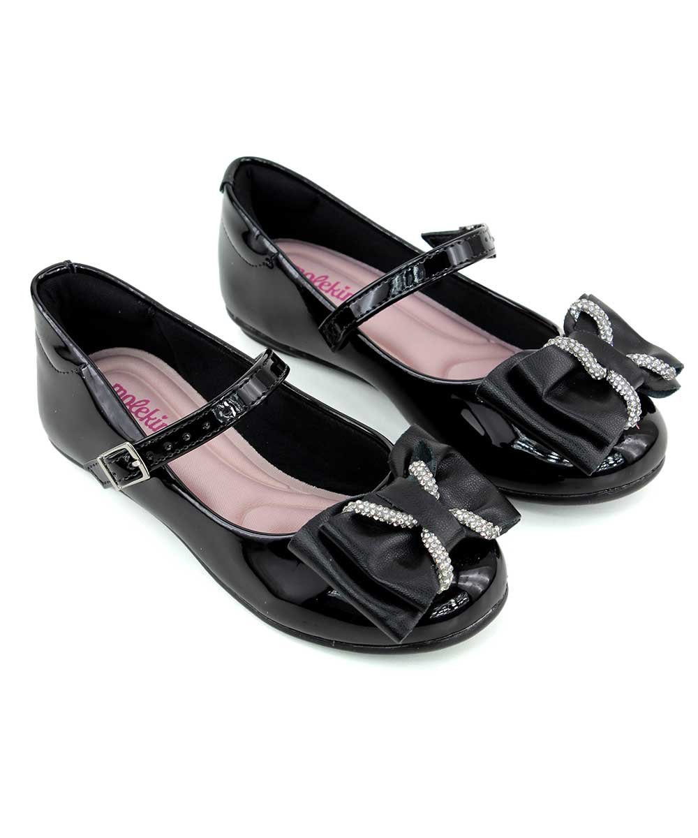 Sapatilha Infantil Molekinha com Laço Preto Preto 3