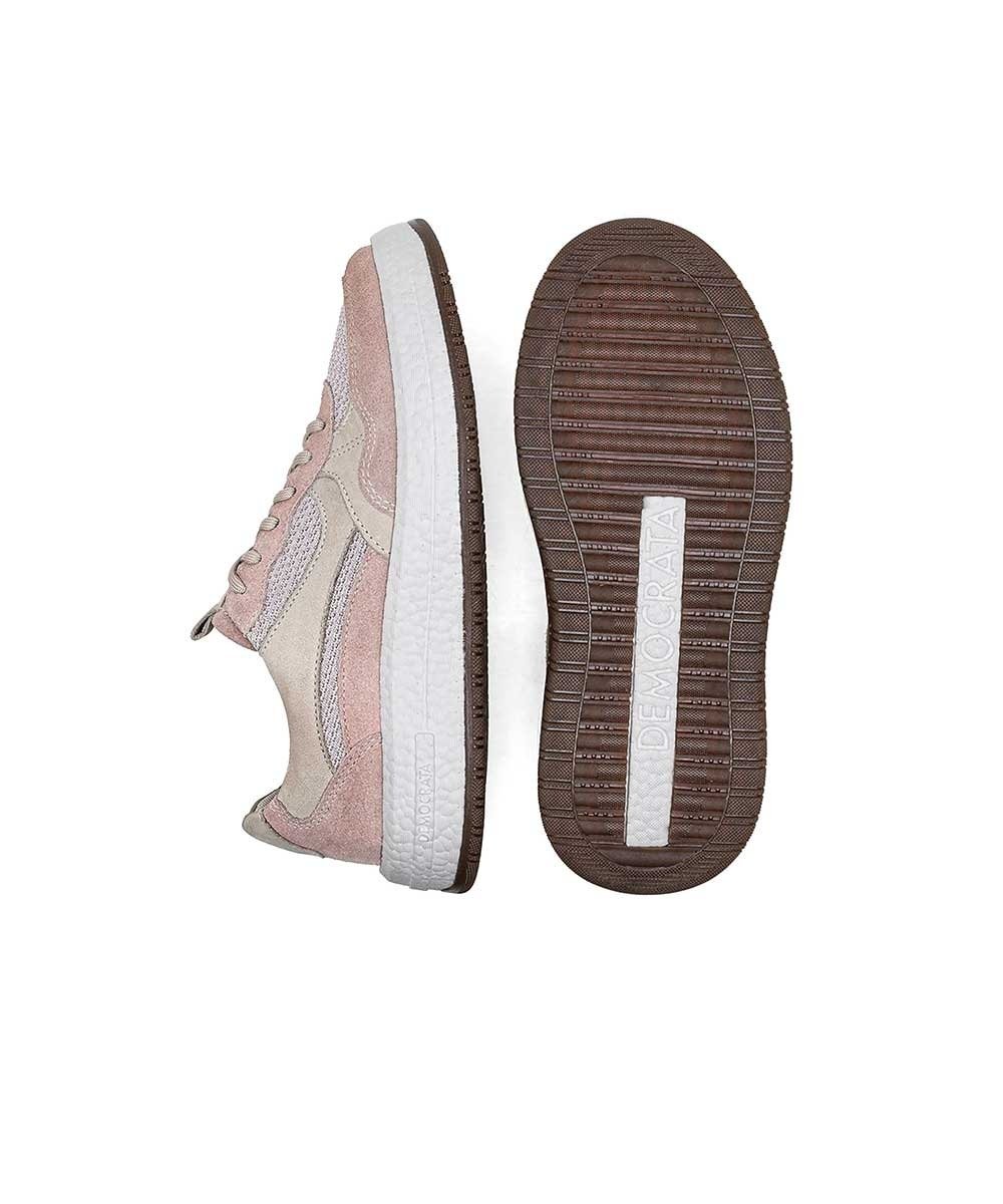 Sapatenis Feminino Democrata Denim Drake Pulse Knit Rosa Rosa 3