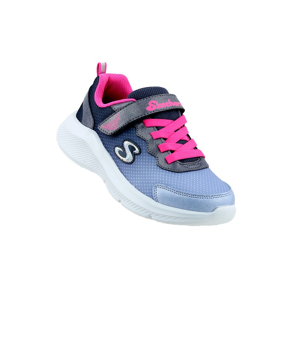 Tênis Infantil Skechers Sport Royal Azul/Rosa 3