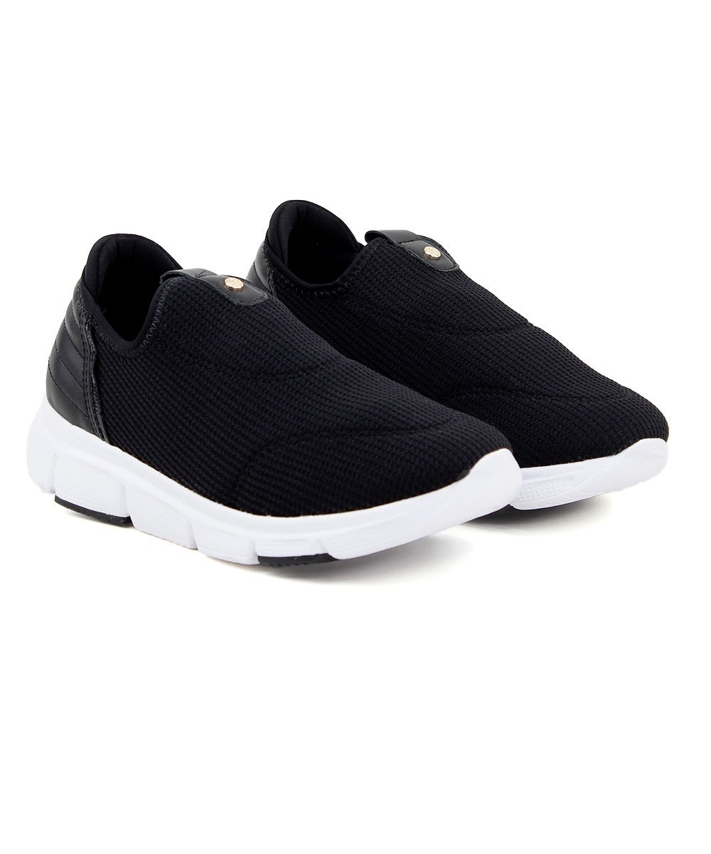Tênis Feminino Comfortflex Knit Preto Preto 3