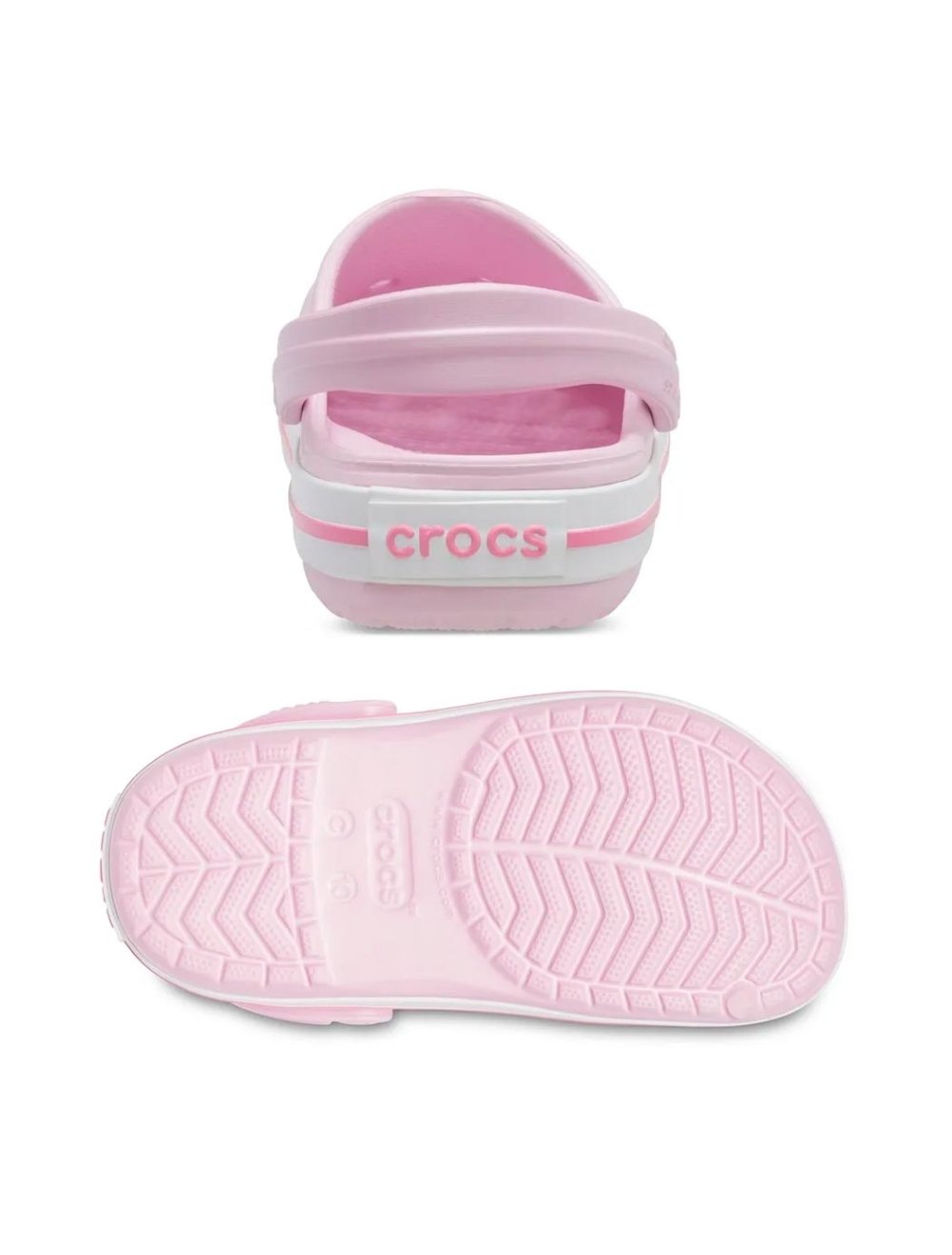 Sandália Crocs Infantil Crocband 207006 Rosa Claro Rosa 11