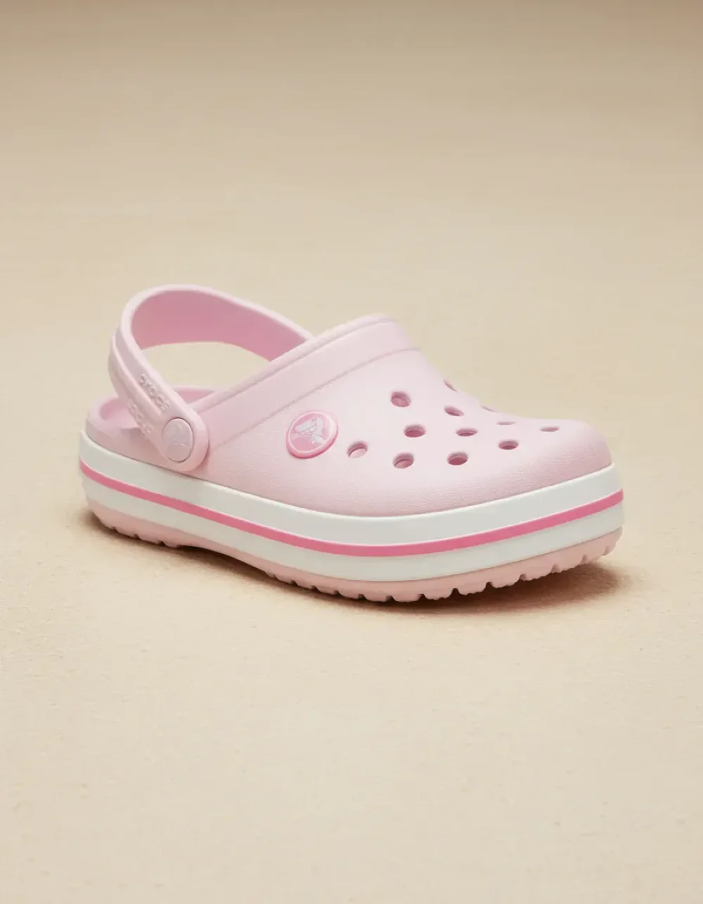 Sandália Crocs Infantil Crocband 207006 Rosa Claro Rosa 8