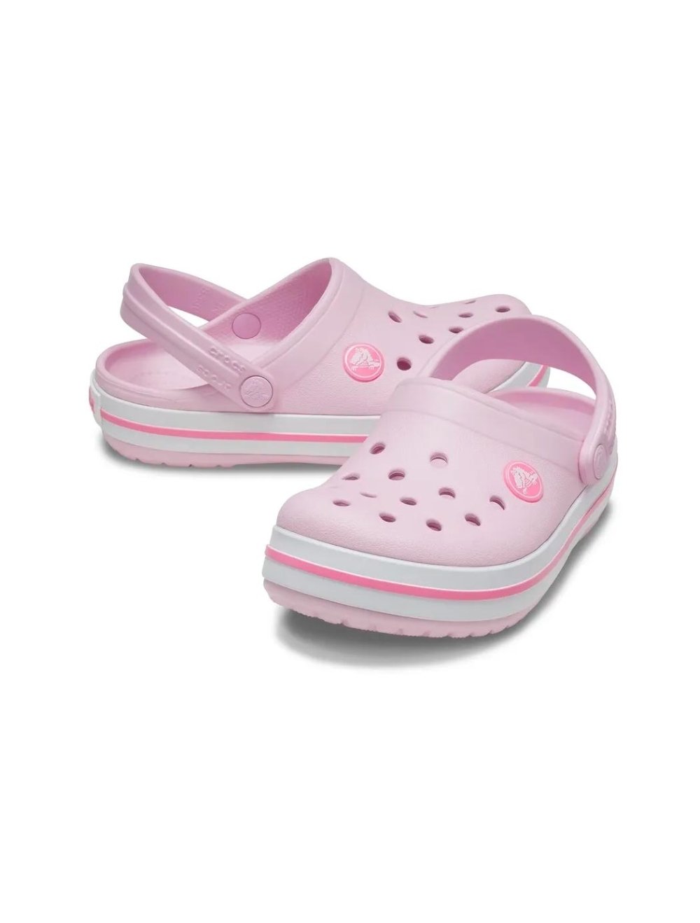 Sandália Crocs Infantil Crocband 207006 Rosa Claro Rosa 9