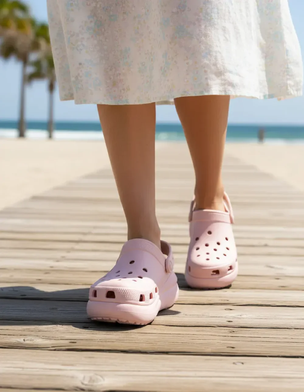 Sandália Crocs Crush Juice Rosa Claro Rosa 5