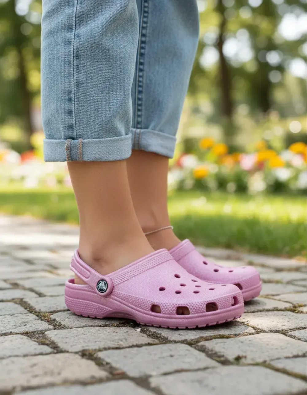 Crocs Classic Kids Rosa Rosa 2