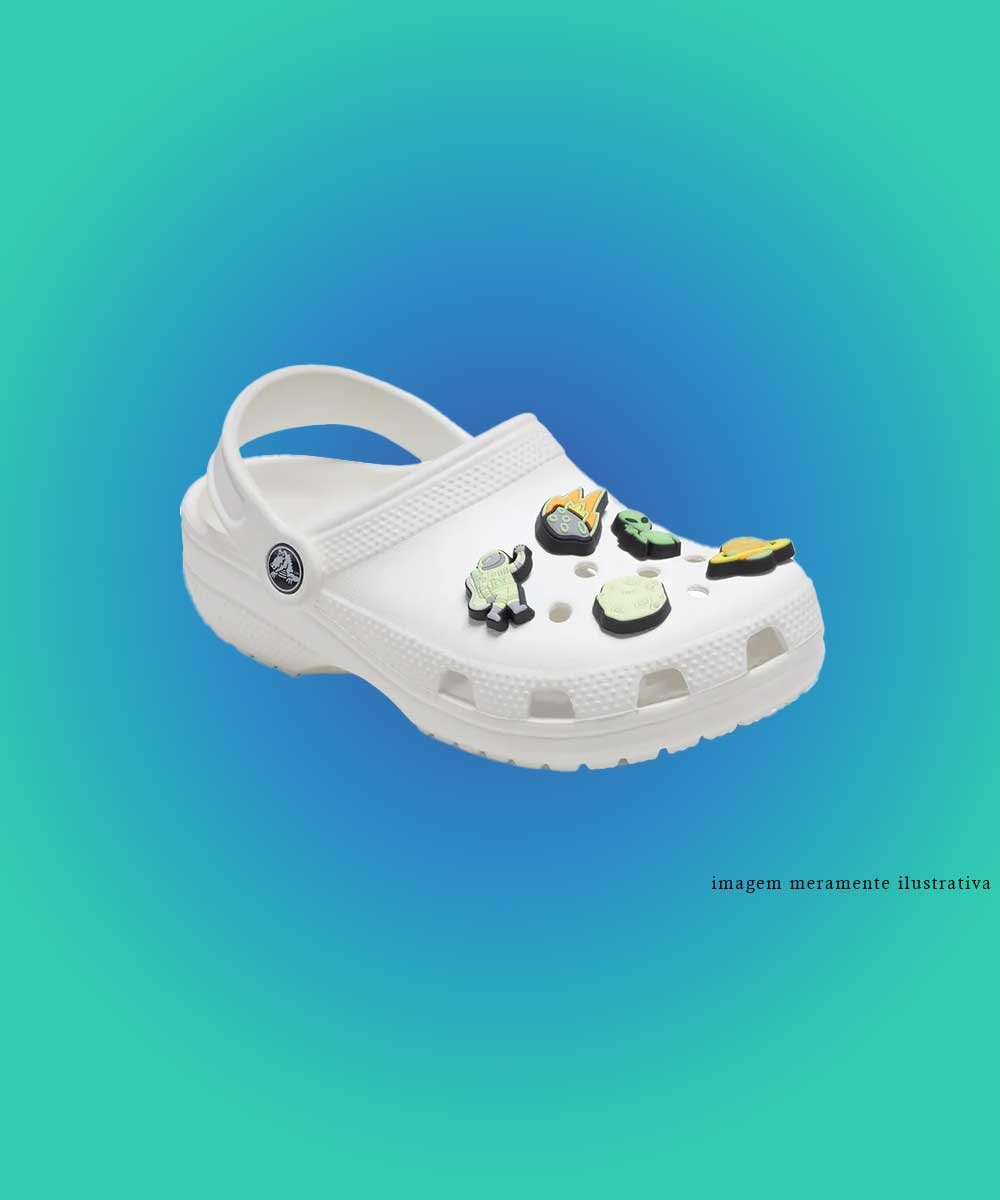 Jibbitz Crocs Out Of Space Pack com 5 Peças Multicolor Multicores 3