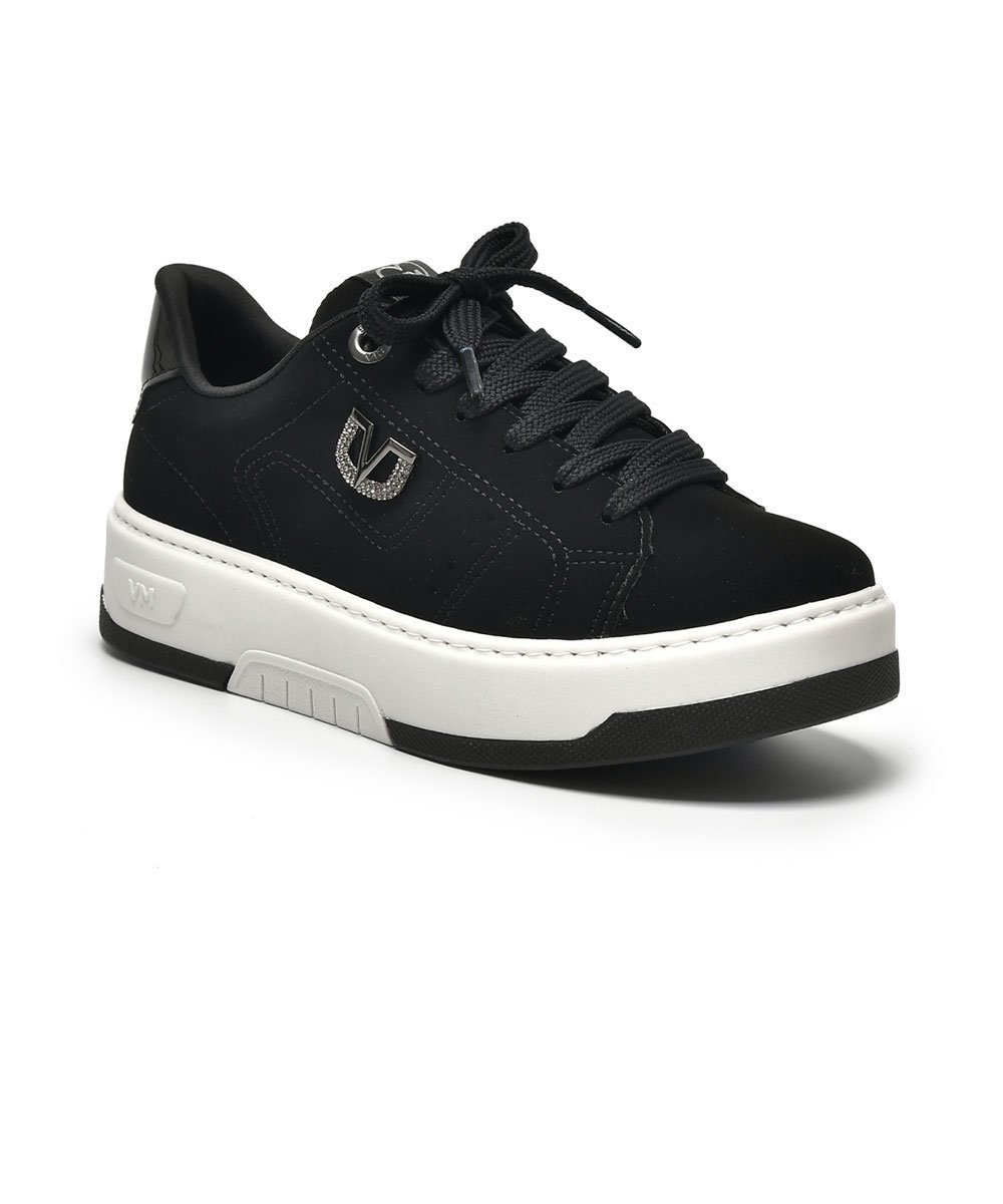 Tênis Feminino Via Marte Casual Flatform Preto Preto 2